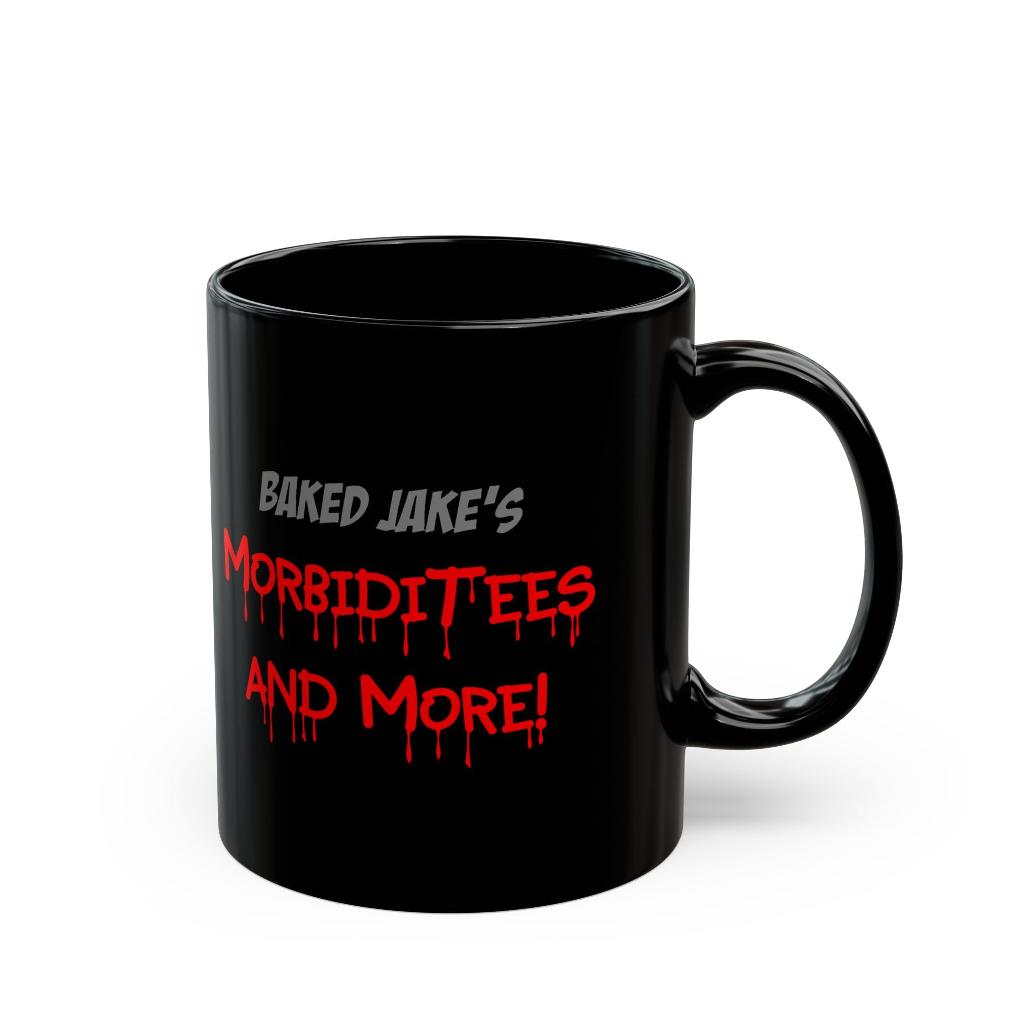 Ceramic Coffee Mug – “Morbiditees and More” Printed Design