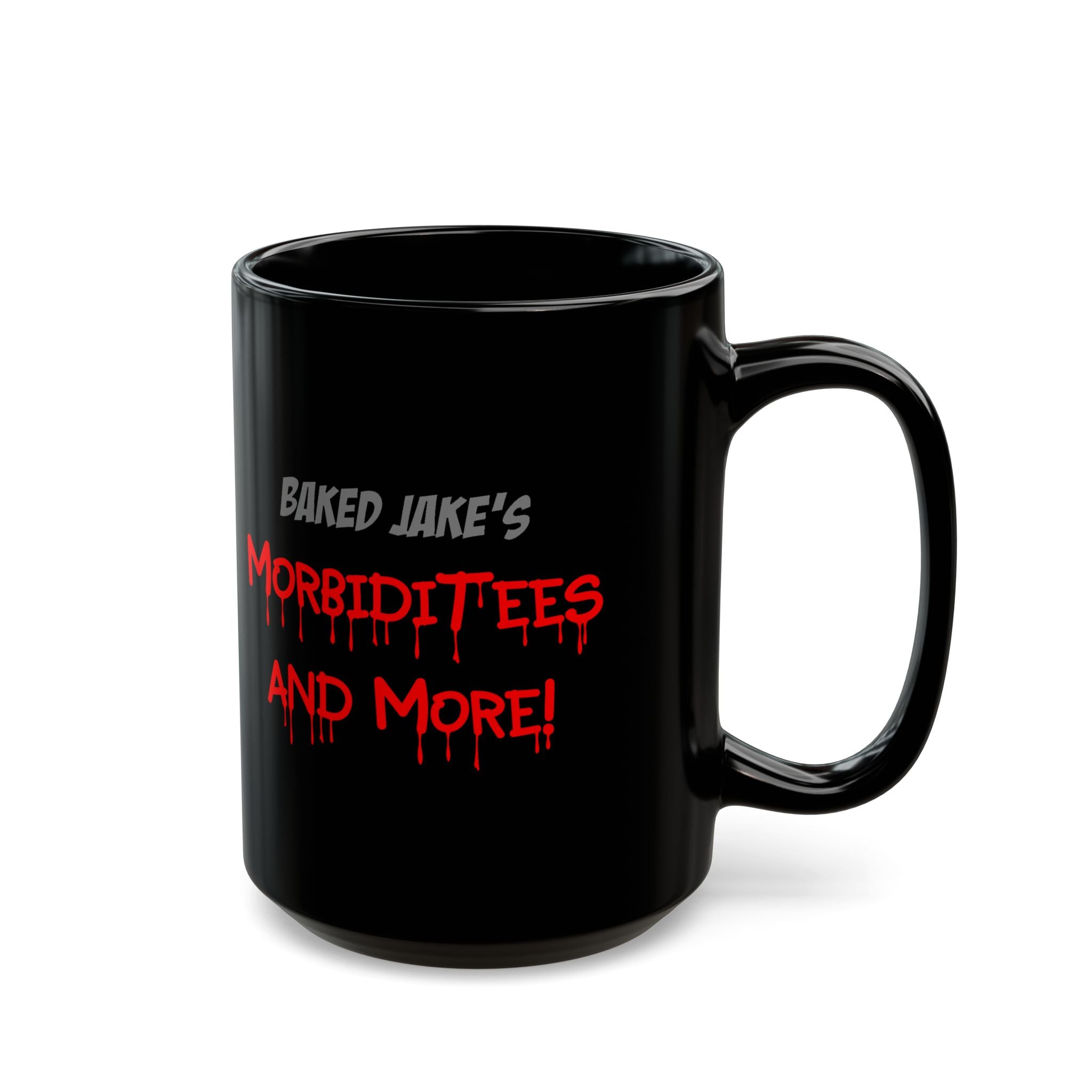 Ceramic Coffee Mug – “Morbiditees and More” Printed Design