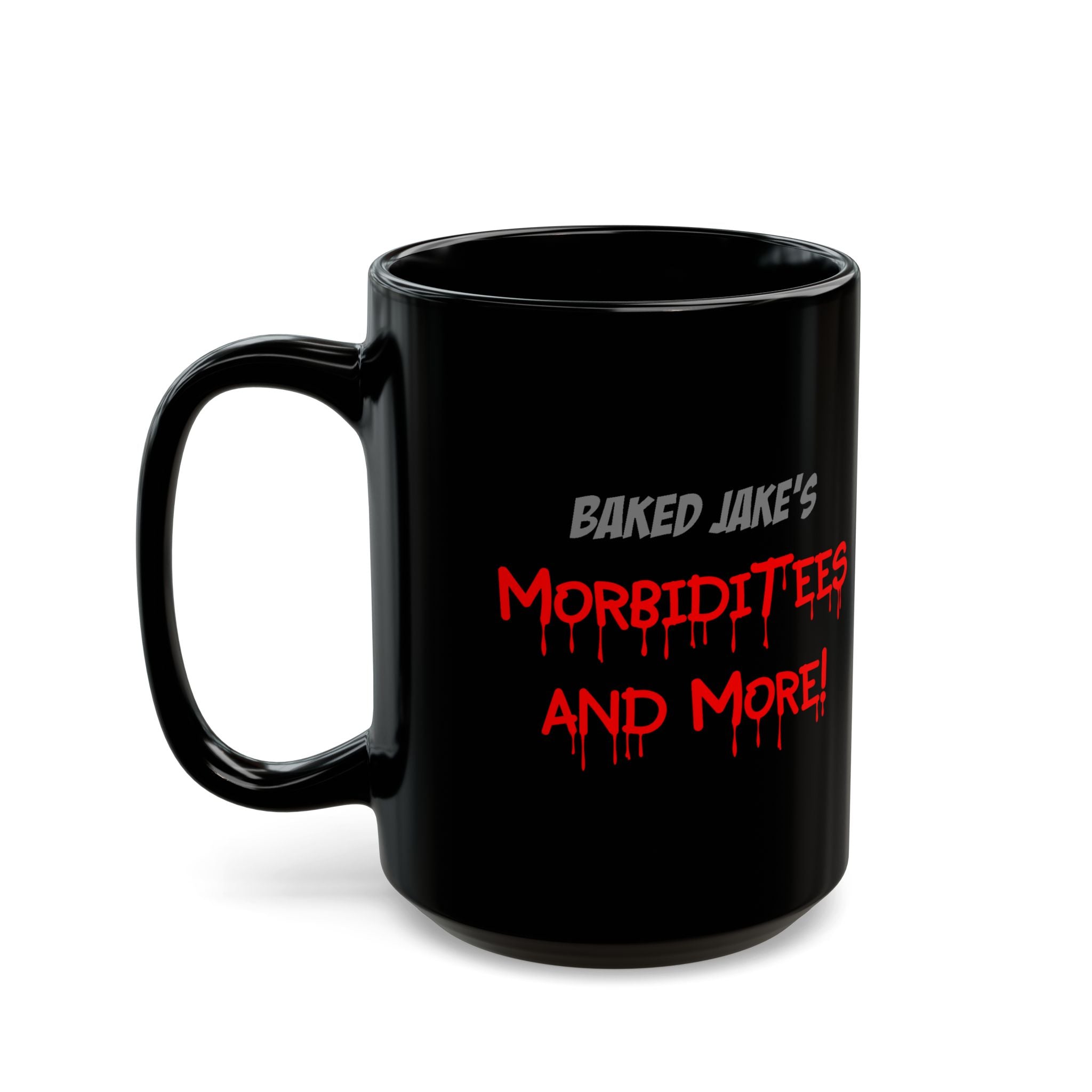 Ceramic Coffee Mug – “Morbiditees and More” Printed Design